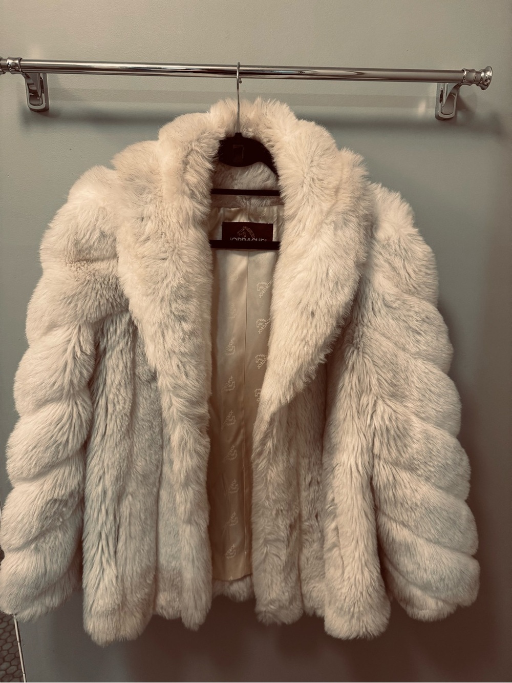 Jordache Plush Ivory Teddy Jacket